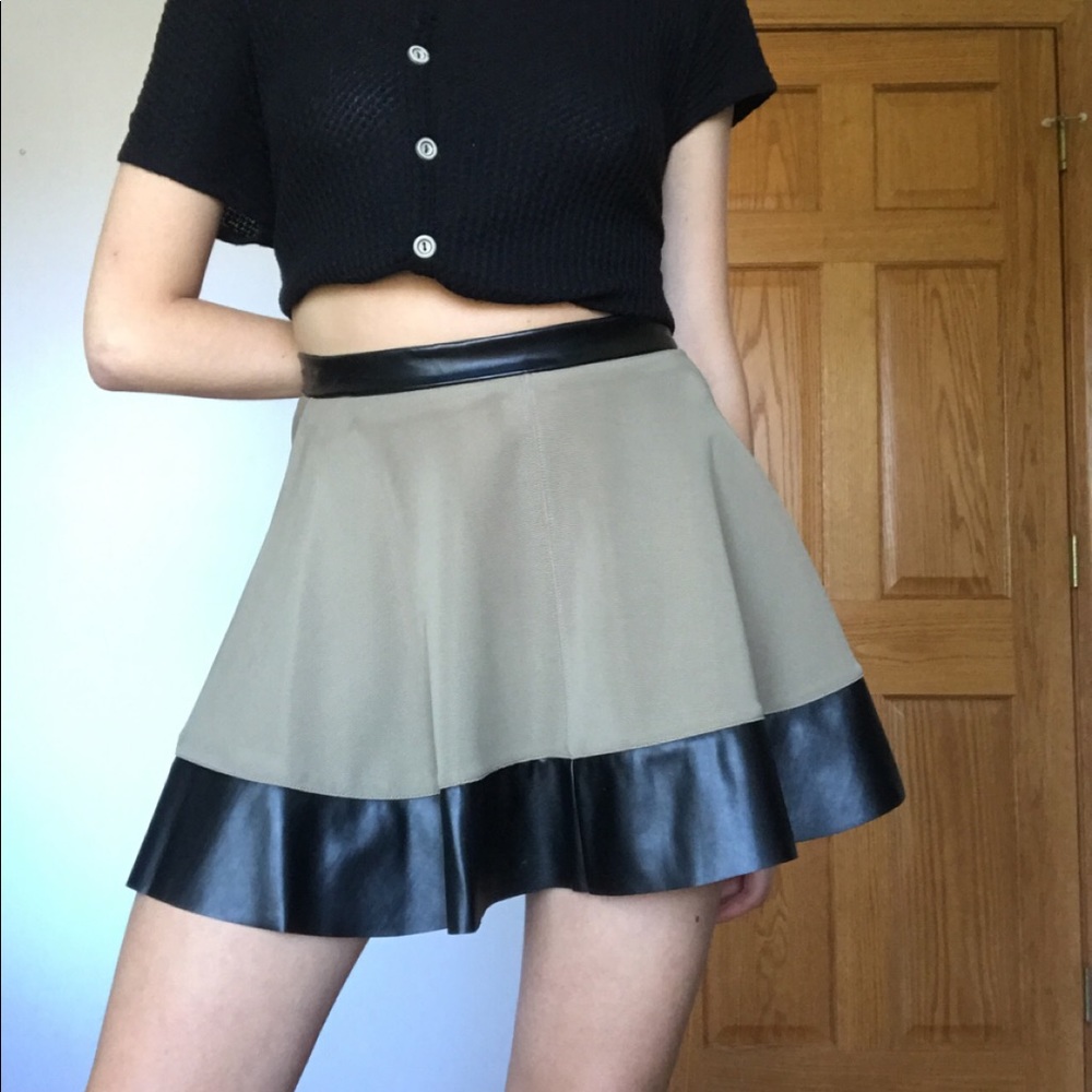 Akira Leather Skirt